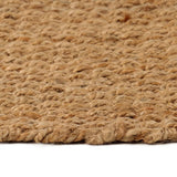 Rug Rectangular Natural 80x160 cm Jute