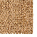 Rug Rectangular Natural 120x180 cm Jute - Front View