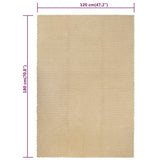 Rug Rectangular Natural 120x180 cm Cotton