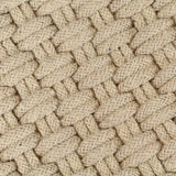 Rug Rectangular Natural 180x250 cm Cotton - 45-Degree Angle