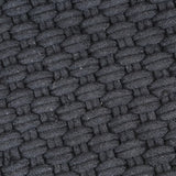 Rug Rectangular Anthracite 120x180 cm Cotton - 45-Degree Angle