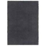 Rug Rectangular Anthracite 160x230 cm Cotton