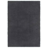 Rug Rectangular Anthracite 180x250 cm Cotton