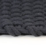Rug Rectangular Anthracite 180x250 cm Cotton