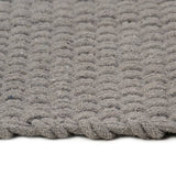 Rug Rectangular Grey 120x180 cm Cotton