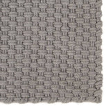 Rug Rectangular Grey 160x230 cm Cotton - Front View