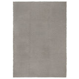 Rug Rectangular Grey 180x250 cm Cotton