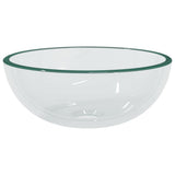 Basin Tempered Glass 30x12 cm Transparent - Front View