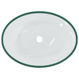 Basin Glass 50x37x14 cm Transparent - Side View