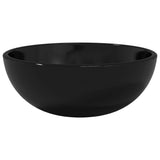 Basin Tempered Glass 30x12 cm Black