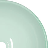 Basin Tempered Glass 42x14 cm White - Top-Down View