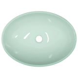 Basin Glass 50x37x14 cm White