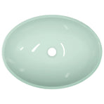 Basin Glass 50x37x14 cm White