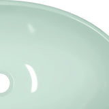 Basin Tempered Glass 54.5x35x15.5 cm White - Rear View