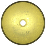 Basin Tempered Glass 35x12 cm Gold