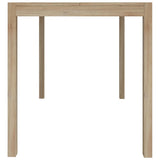 Dining Table 110x70x75 cm Solid Wood Acacia - 45-Degree Angle