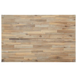 Dining Table 110x70x75 cm Solid Wood Acacia - Rear View