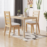 Dining Table 110x70x75 cm Solid Wood Acacia