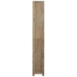 7-Tier Bookcase 80x30x200 cm Solid Wood Acacia