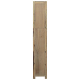 6-Tier Bookcase 80x30x170 cm Solid Wood Acacia - Top-Down View