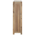 4-Tier Bookcase 80x30x110 cm Solid Wood Acacia