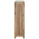 4-Tier Bookcase 80x30x110 cm Solid Wood Acacia - Top-Down View