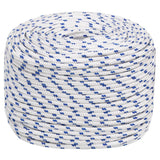Boat Rope White 6 mm 50 m Polypropylene - Front View