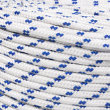 Boat Rope White 8 mm 25 m Polypropylene - Top-Down View