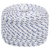 Boat Rope White 10 mm 100 m Polypropylene - Front View