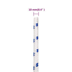 Boat Rope White 10 mm 100 m Polypropylene