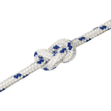 Boat Rope White 12 mm 100 m Polypropylene - 45-Degree Angle