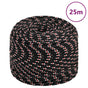 Boat Rope Black 8 mm 25 m Polypropylene