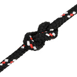 Boat Rope Black 8 mm 25 m Polypropylene - 45-Degree Angle