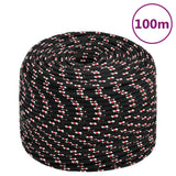 Boat Rope Black 10 mm 100 m Polypropylene