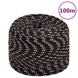 Boat Rope Black 10 mm 100 m Polypropylene