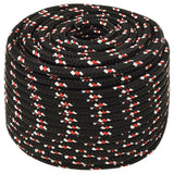 Boat Rope Black 12 mm 25 m Polypropylene - Front View