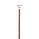 Boat Rope Red 6 mm 50 m Polypropylene