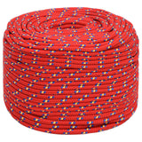 Boat Rope Red 10 mm 100 m Polypropylene