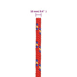 Boat Rope Red 10 mm 100 m Polypropylene