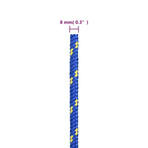 Boat Rope Blue 8 mm 25 m Polypropylene