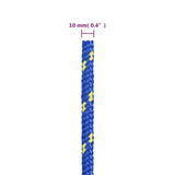 Boat Rope Blue 10 mm 25 m Polypropylene - Rear View