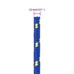 Boat Rope Blue 12 mm 25 m Polypropylene