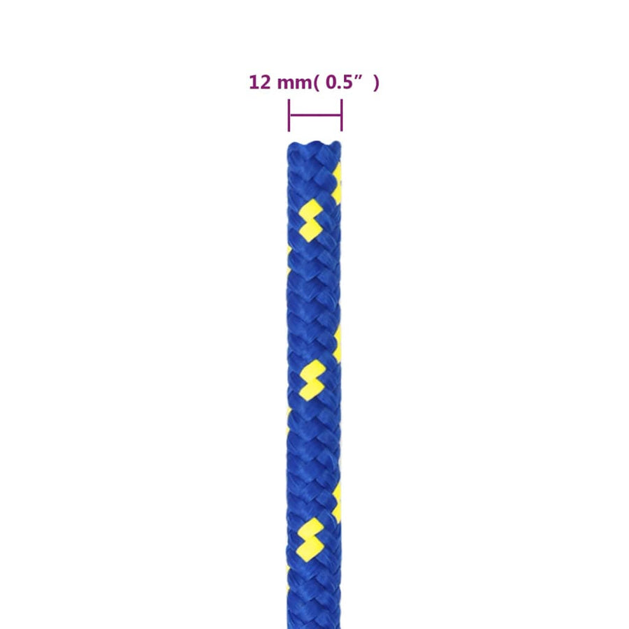 Boat Rope Blue 12 mm 25 m Polypropylene