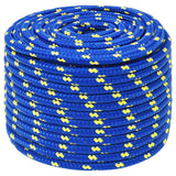Boat Rope Blue 12 mm 100 m Polypropylene - Front View
