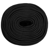 Boat Rope Full Black 6 mm 50 m Polypropylene - Side View