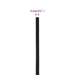 Boat Rope Full Black 6 mm 50 m Polypropylene