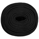 Boat Rope Full Black 10 mm 100 m Polypropylene