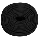 Boat Rope Full Black 10 mm 100 m Polypropylene