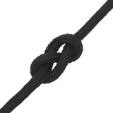 Boat Rope Full Black 12 mm 100 m Polypropylene - 45-Degree Angle