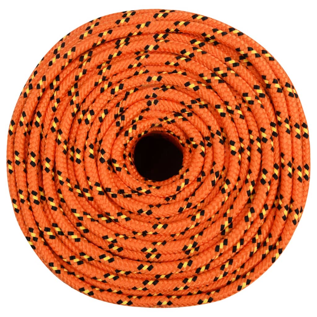 Boat Rope Orange 6 mm 100 m Polypropylene